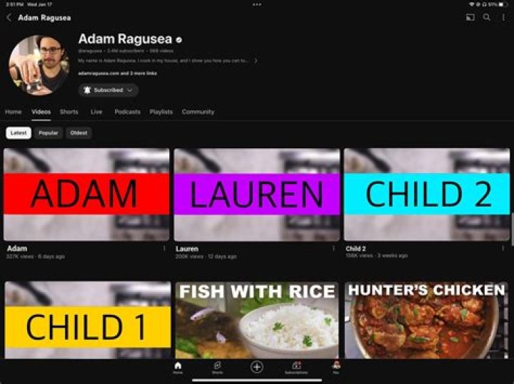 Adam Ragusea net worth, income and estimated earnings of Youtuber channel