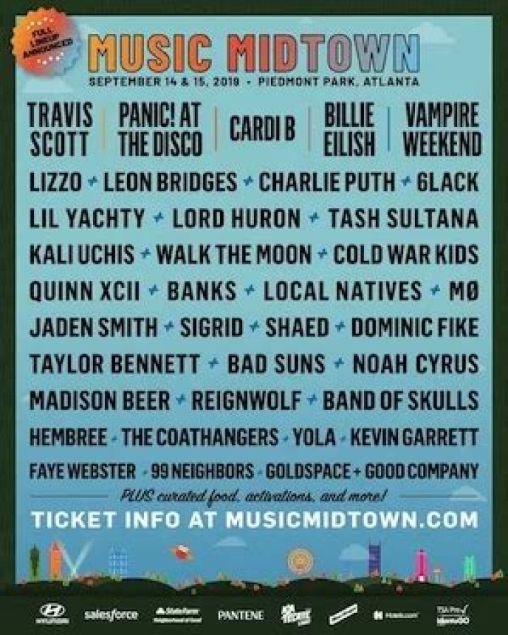 Atlanta's Music Midtown Set For June 10-12