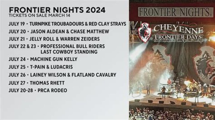 Cheyenne Frontier Days Announce Concert Headliners Including Brooks & Dunn And Jason Aldean