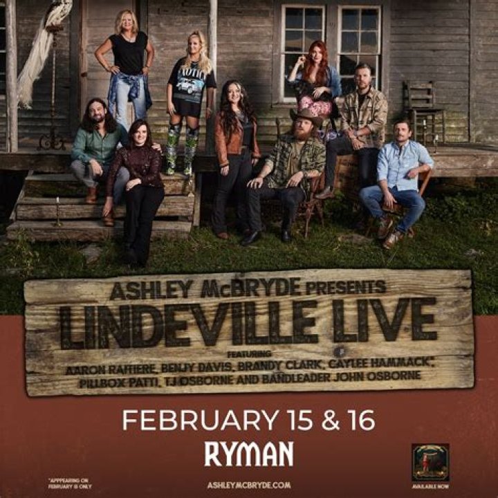 Country Singer/Songwriter Ashley McBryde Presents: Lindeville Live at the Ryman
