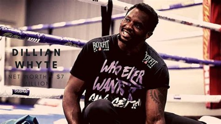 Dillian Whyte net worth, income and estimated earnings of Youtuber channel