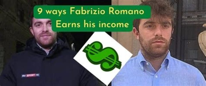 Fabrizio Romano net worth, income and estimated earnings of Youtuber channel