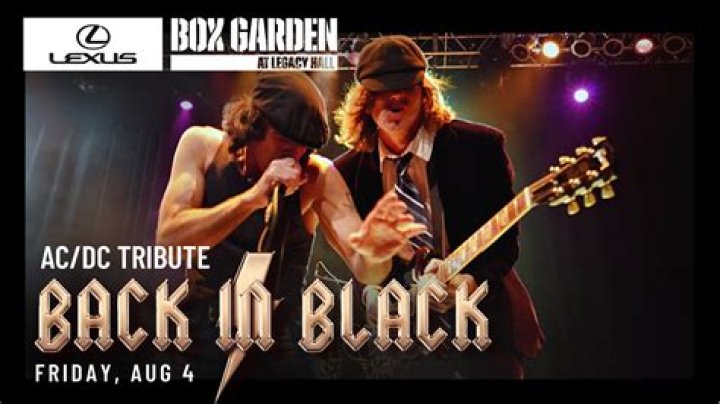 Hire Back In Black AC/DC Tribute Show for a Corporate Event or Performance Booking.