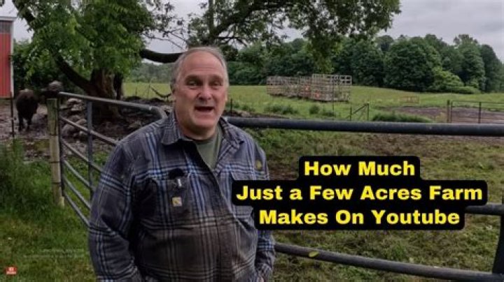 Just a Few Acres Farm realtime subscriber count